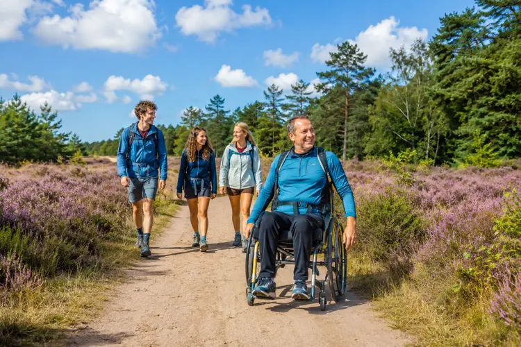 Het Pieterpad is het langste rolstoelvriendelijke wandelpad van Europa.